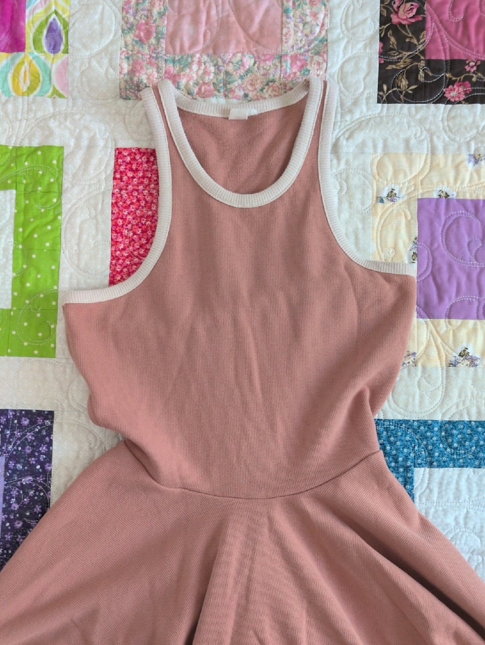 Anthro Daily Practice Dusty Rose Tennis Dress Skater Active Dress